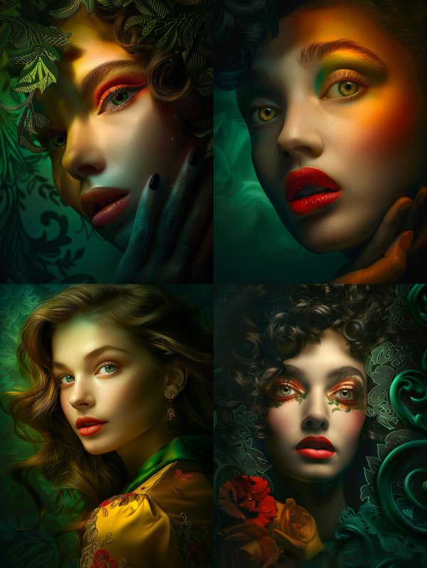 Mystic Flora: A Study in Ethereal Beauty
