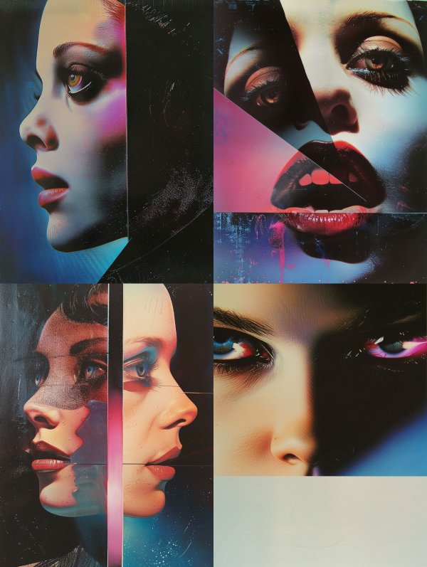 Fragmented Visions of a Neon Soul