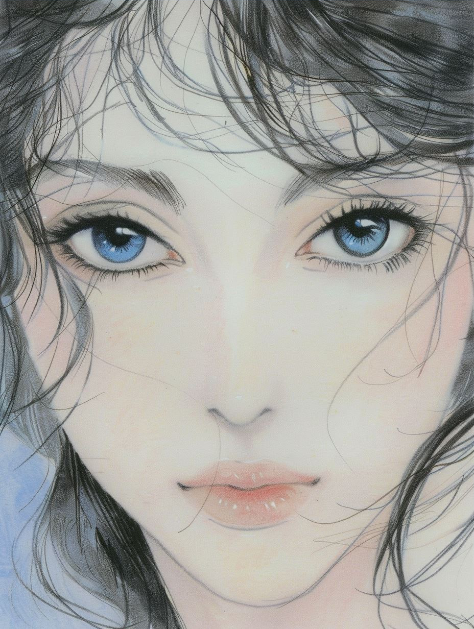 Ethereal Visions: Anime Portrait Studies - Image 3