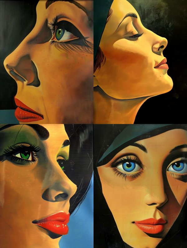 Four Visions of Feminine Elegance
