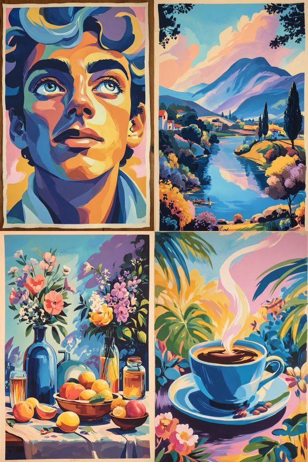 Vibrant Visions of Life and Nature