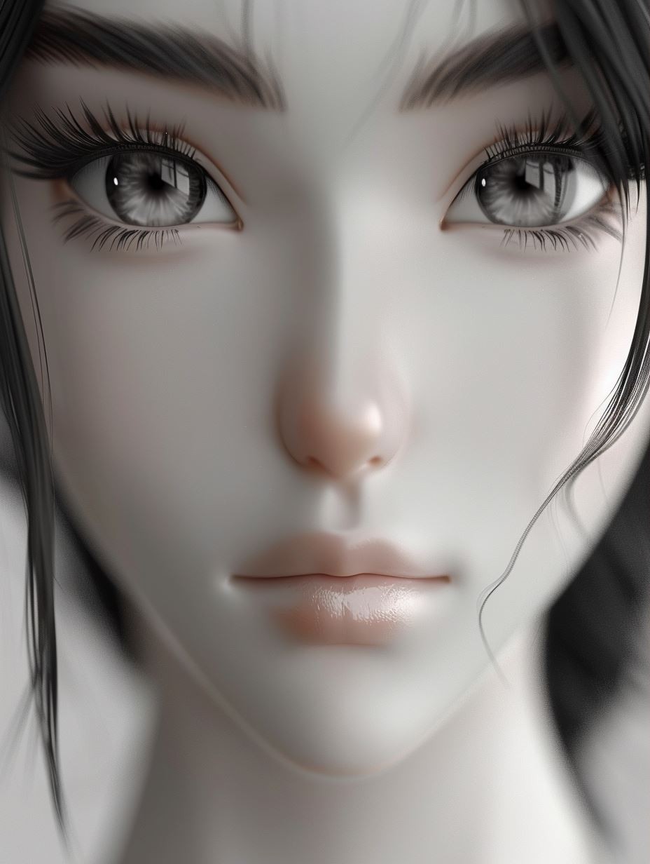 Porcelain Dream Portrait - Image 1