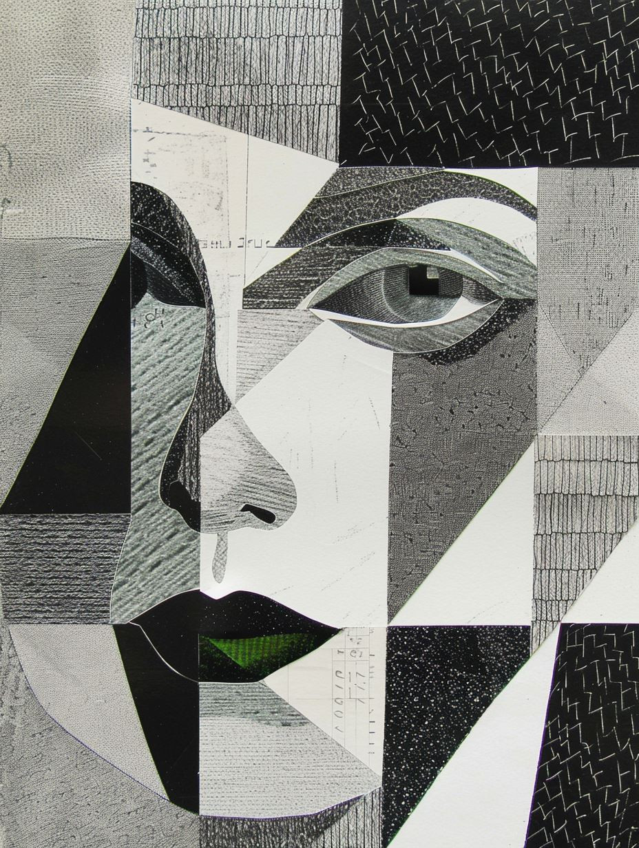 Fragmented Visions: A Cubist Study - Image 1
