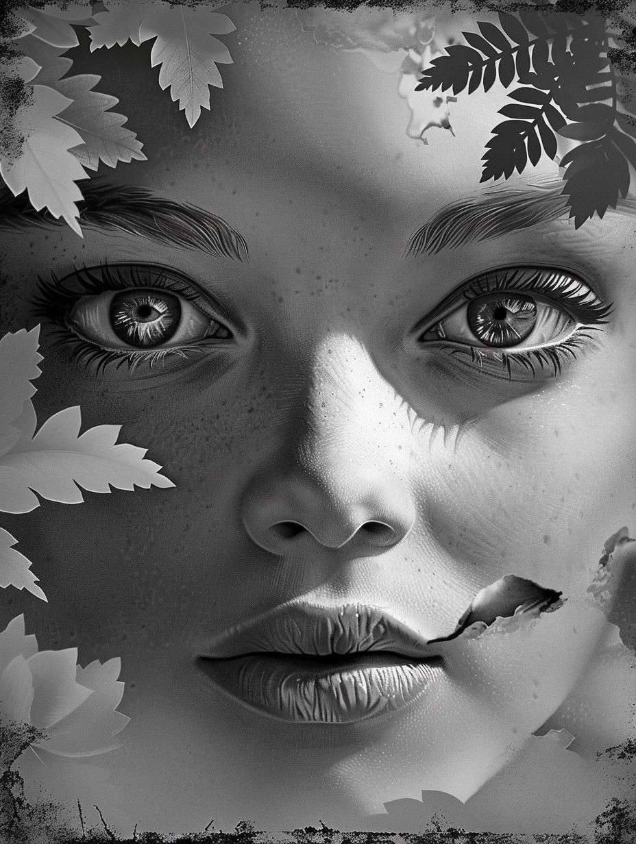 Ethereal Whispers in Monochrome - Image 3