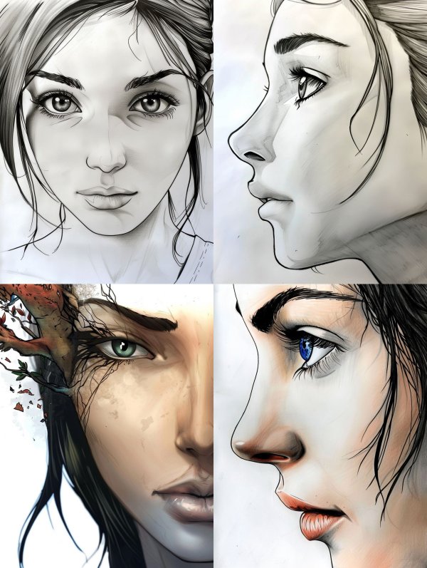 Evolution of a Digital Portrait