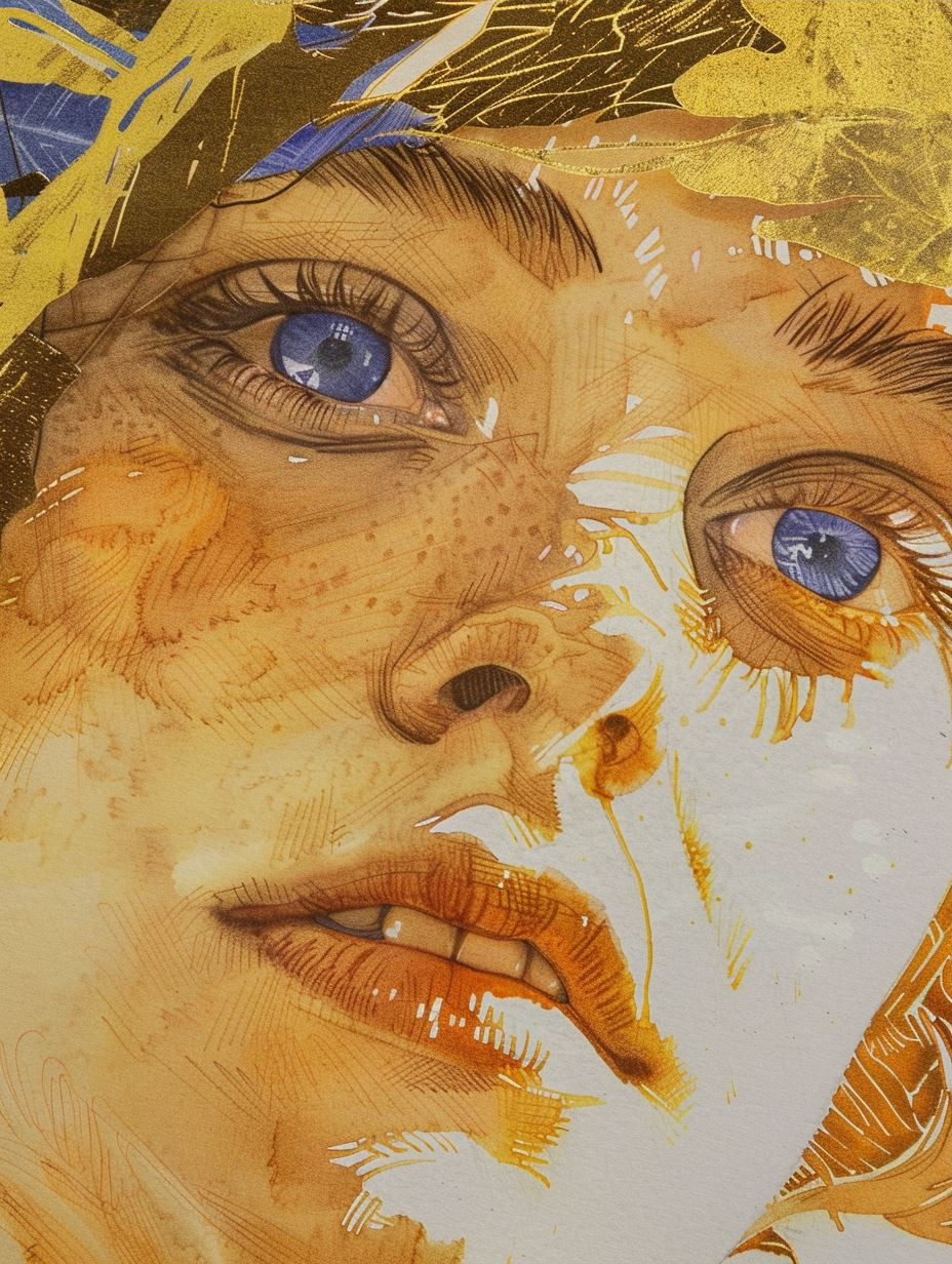 Abstract Golden Hour Portrait - Image 3