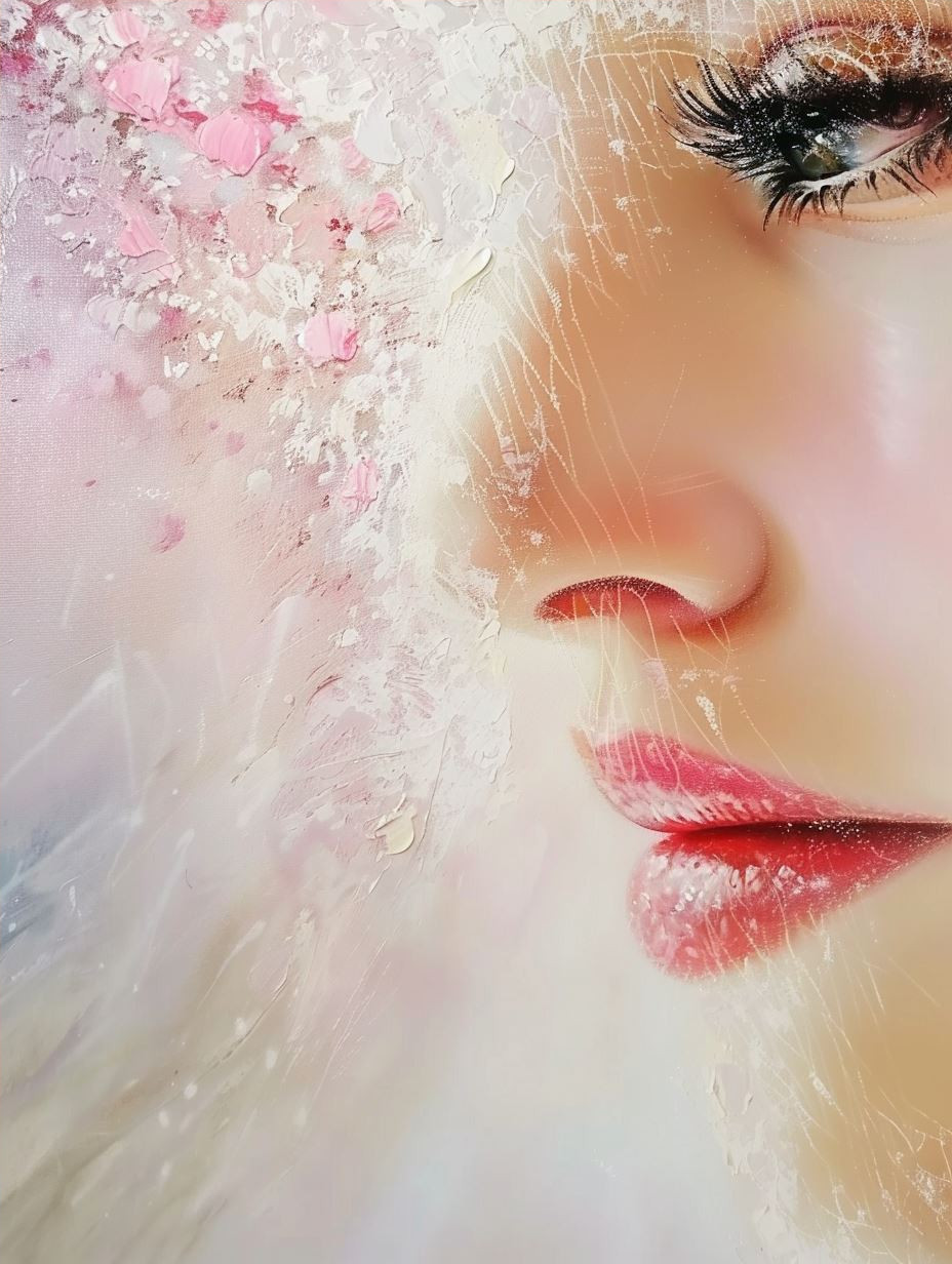 Ethereal Floral Dream Portrait - Image 4