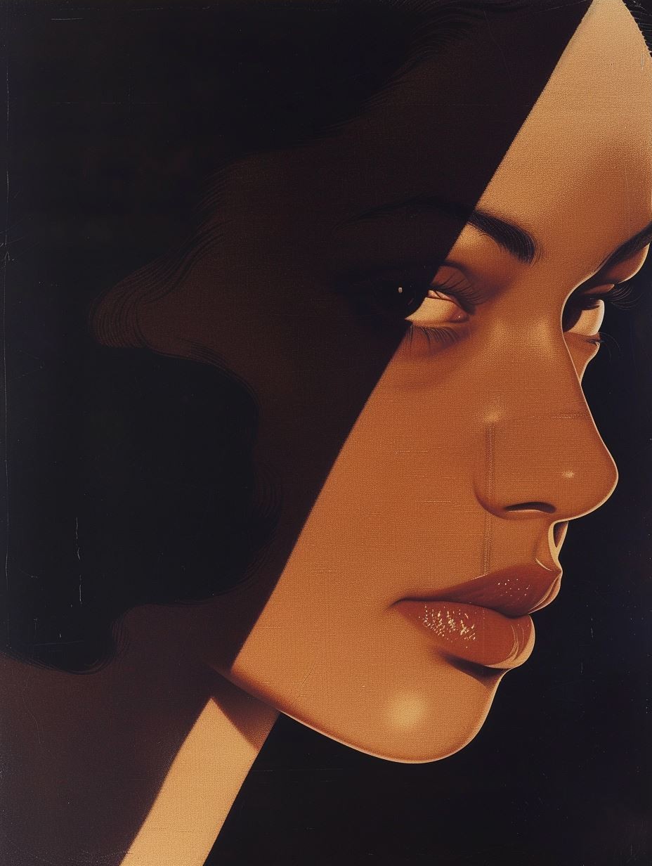 Autumn Shadows on Ethereal Face - Image 3