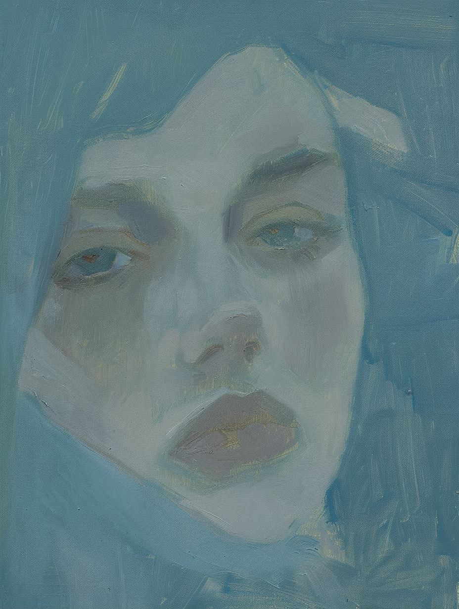 Ethereal Impressionist Pastel Portrait - Image 2