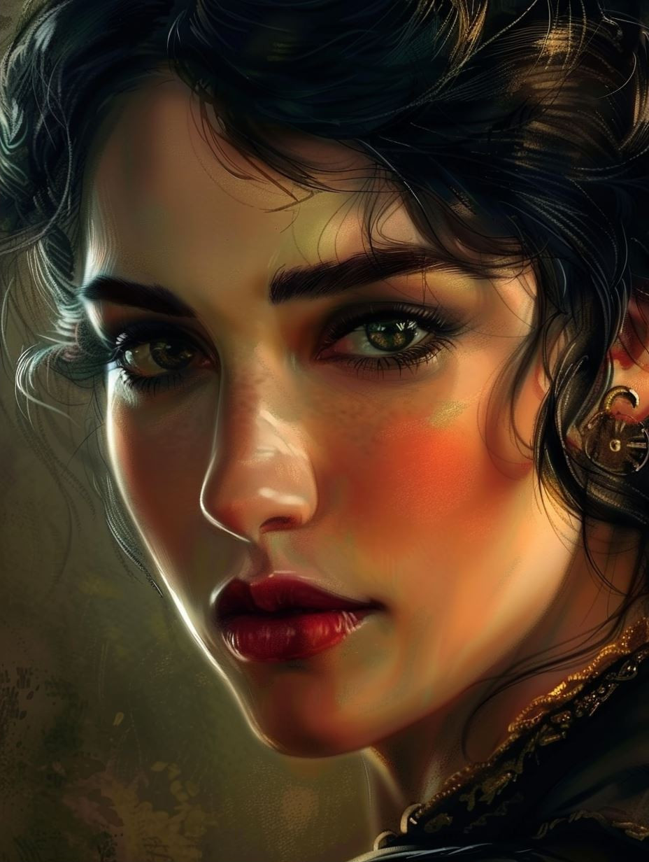 Mystic Shadows and Crimson Lips - Image 2