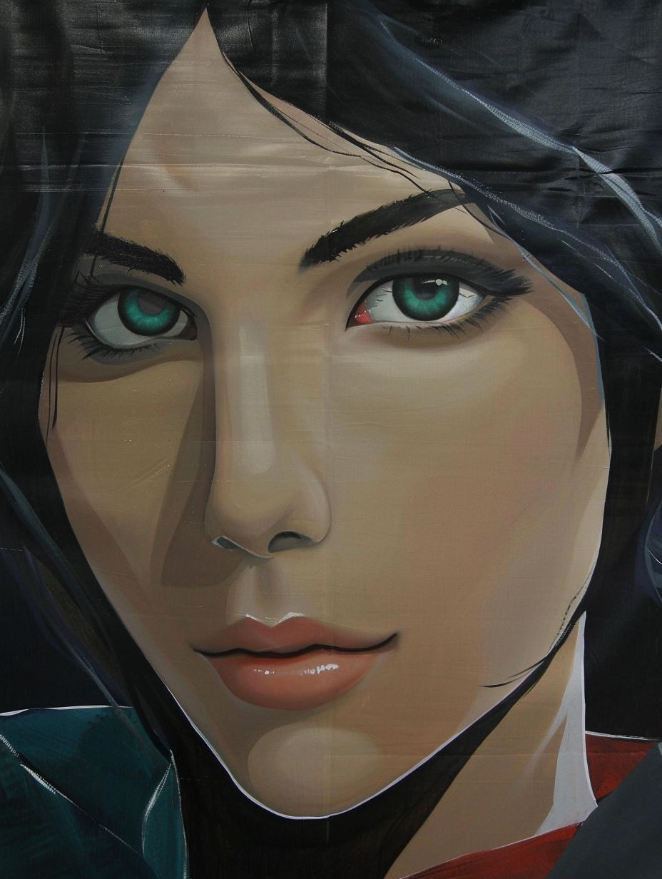 Mystic Gazes: A Digital Portrait Study - Image 2