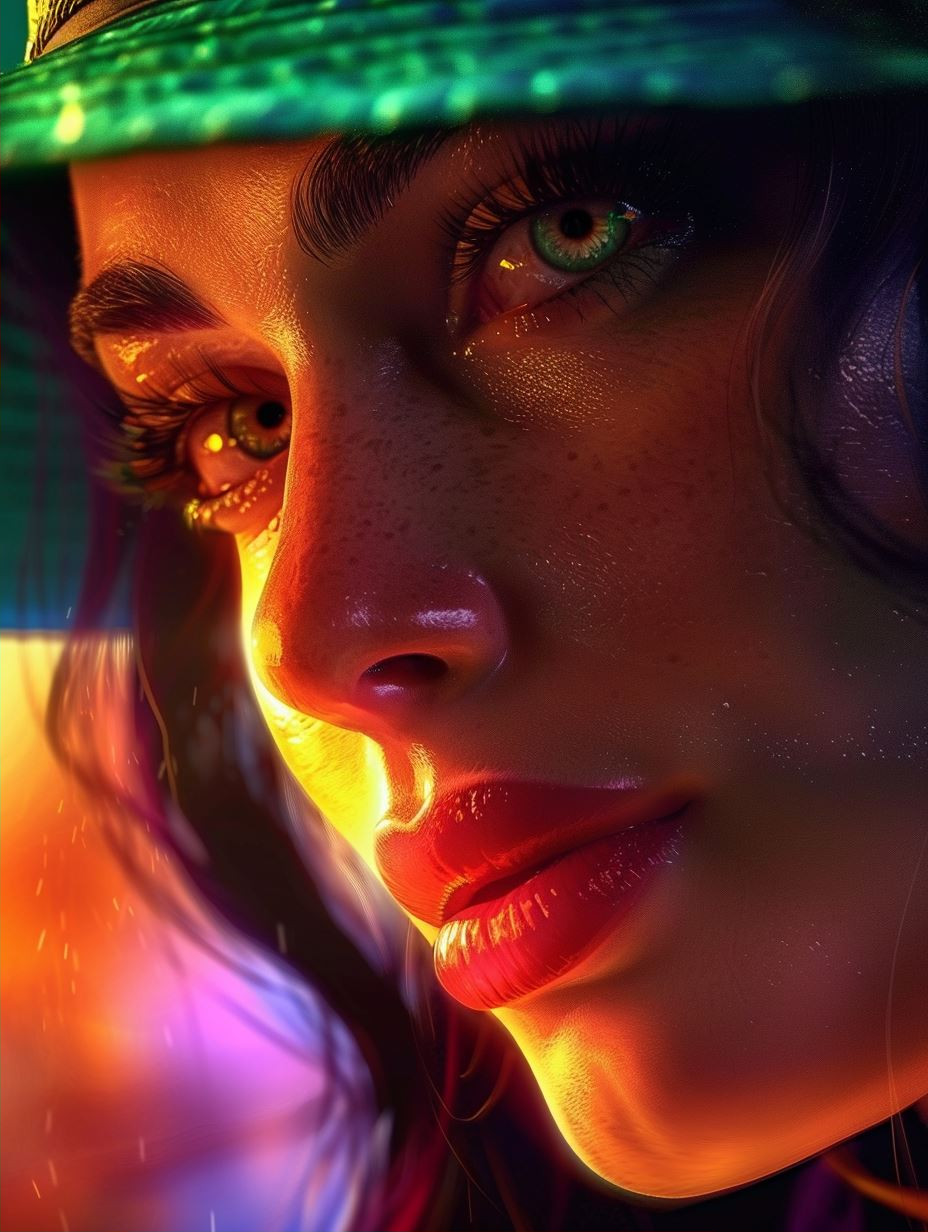 Neon Glow Cinematic Portraits - Image 2