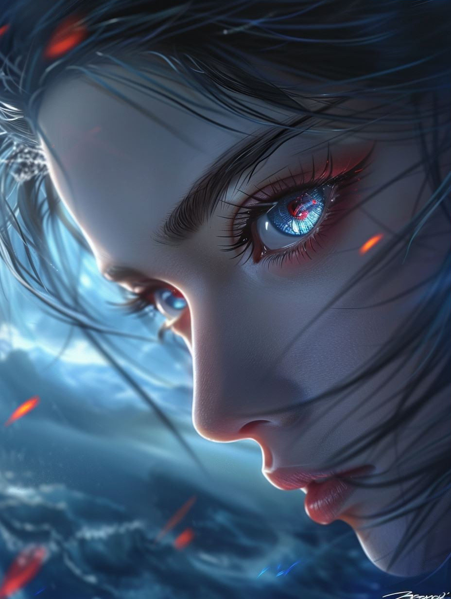 Ethereal Spirit of Azure Dreams - Image 3