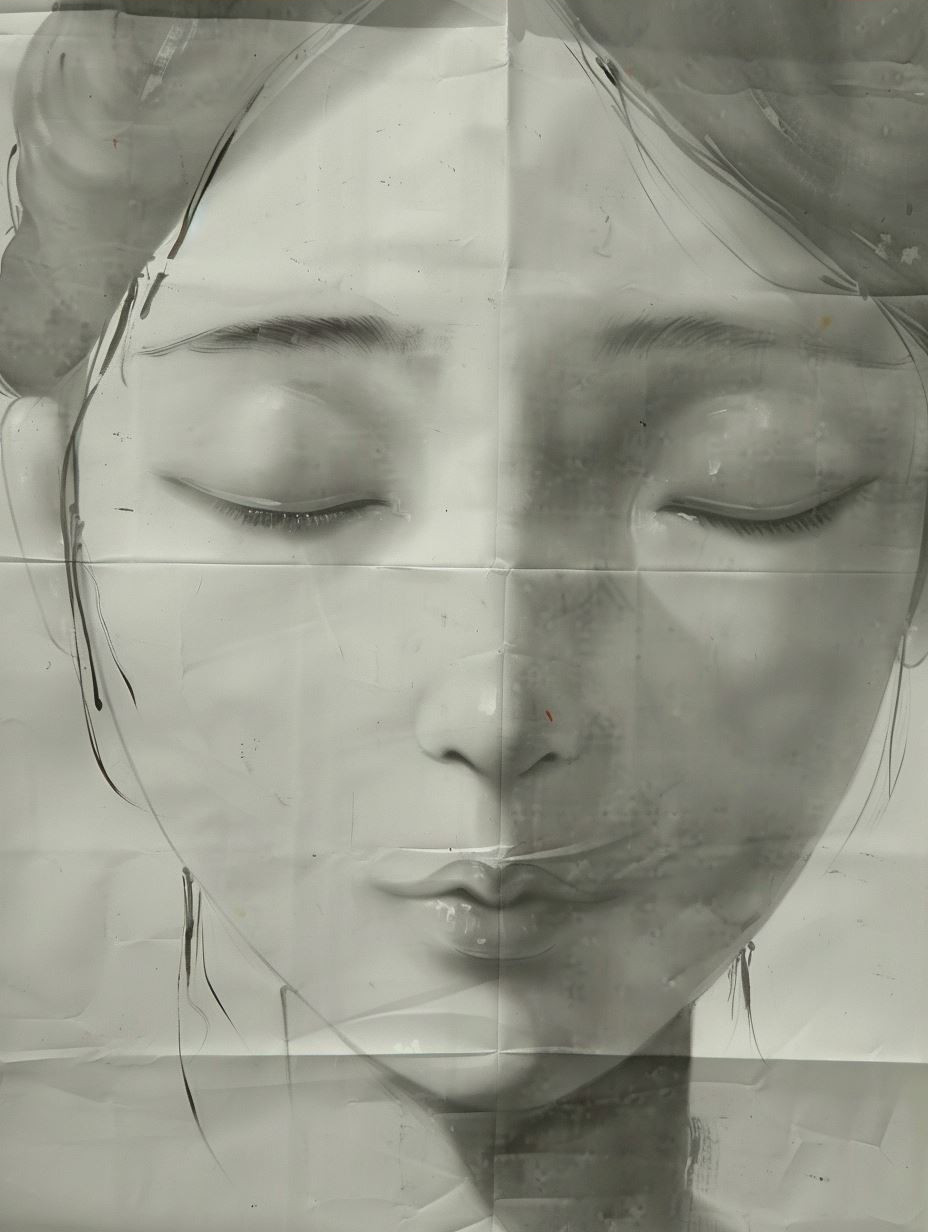 Ethereal Fragmented Portrait - Image 3