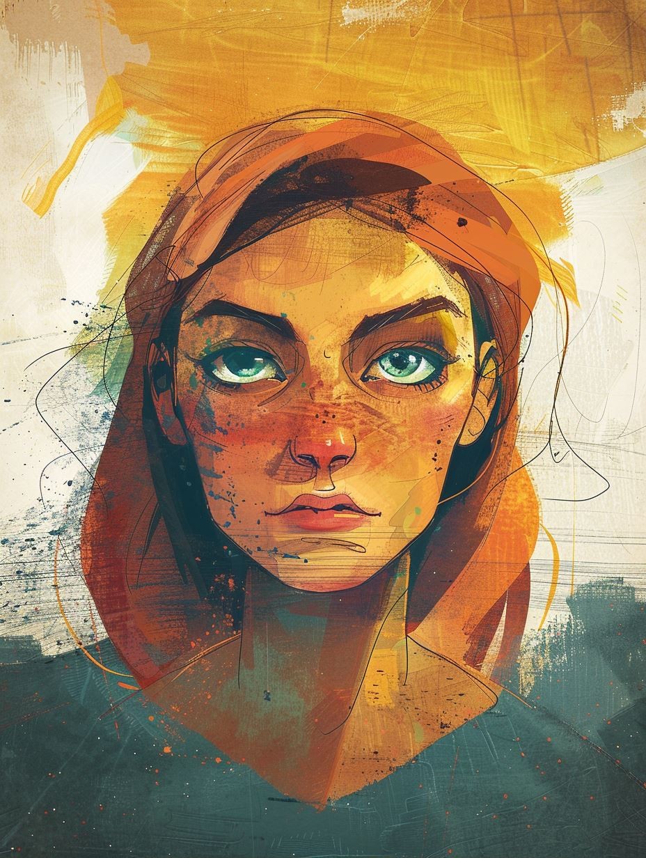 Sun-Drenched Ethereal Portrait Study