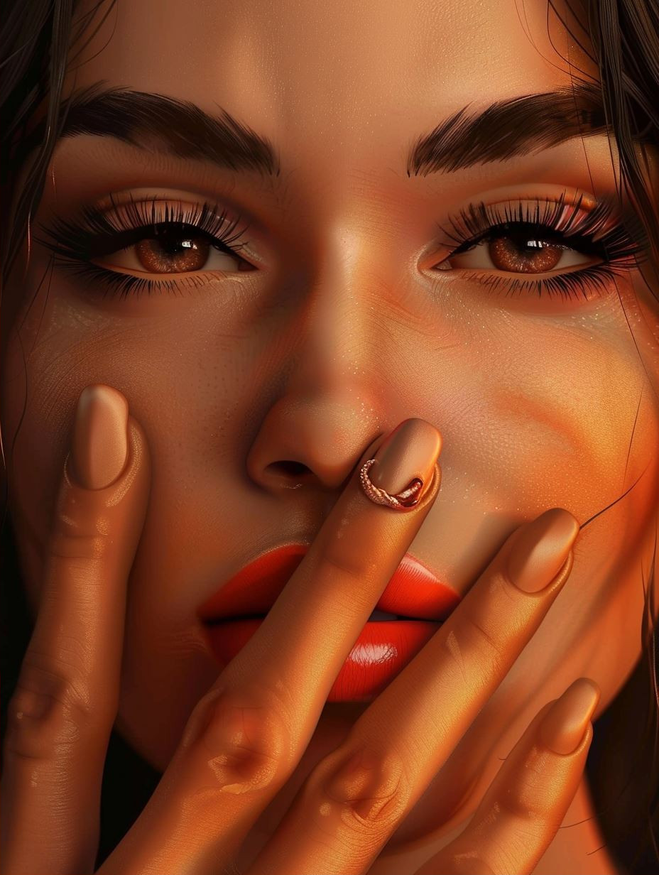 Golden Hour Ethereal Beauty - Image 2