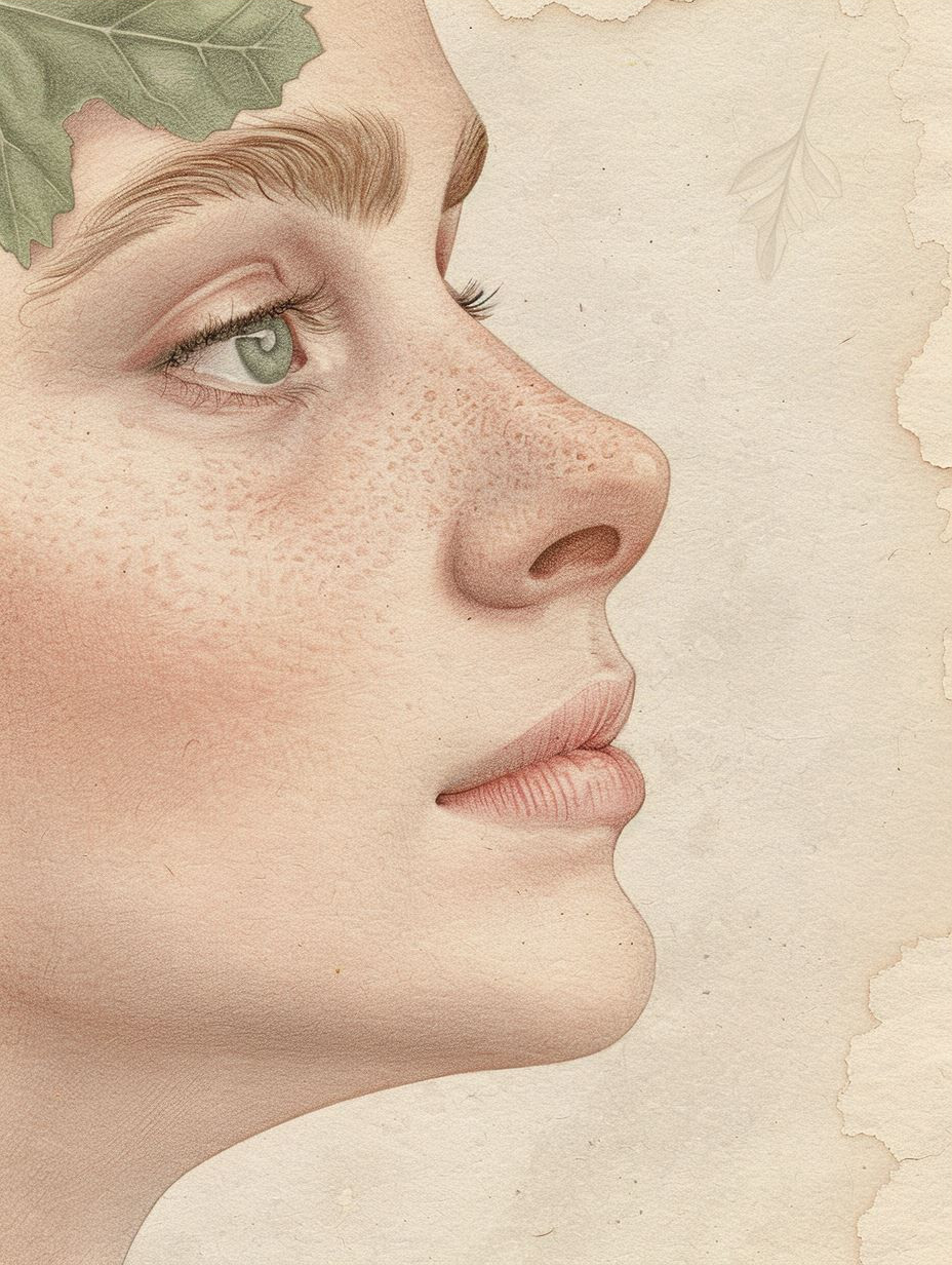 Whispers of Nature: Ethereal Profile Portraits - Image 3