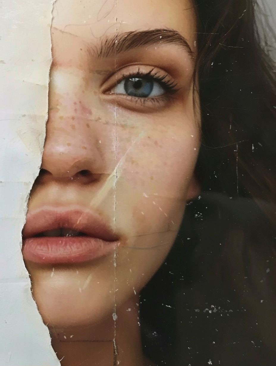 Fragmented Beauty: A Study of Freckles - Image 1