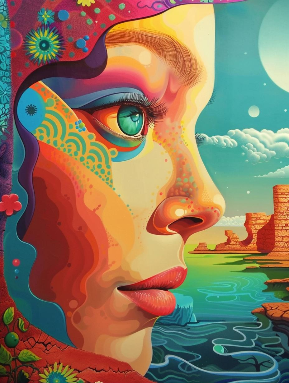 Vibrant Visions of Surreal Feminine Beauty - Image 2