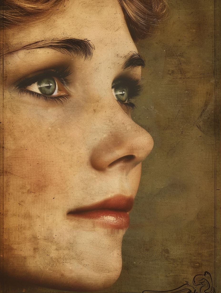 Vintage Sepia Portrait Study