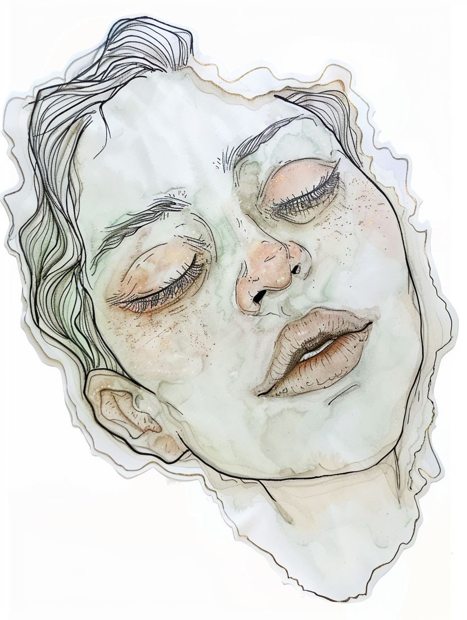 Ethereal Gazes in Watercolor - Image 4
