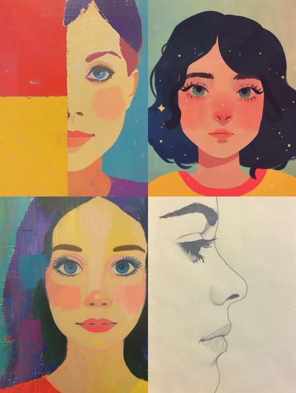 Faces of Imagination: A Quartet