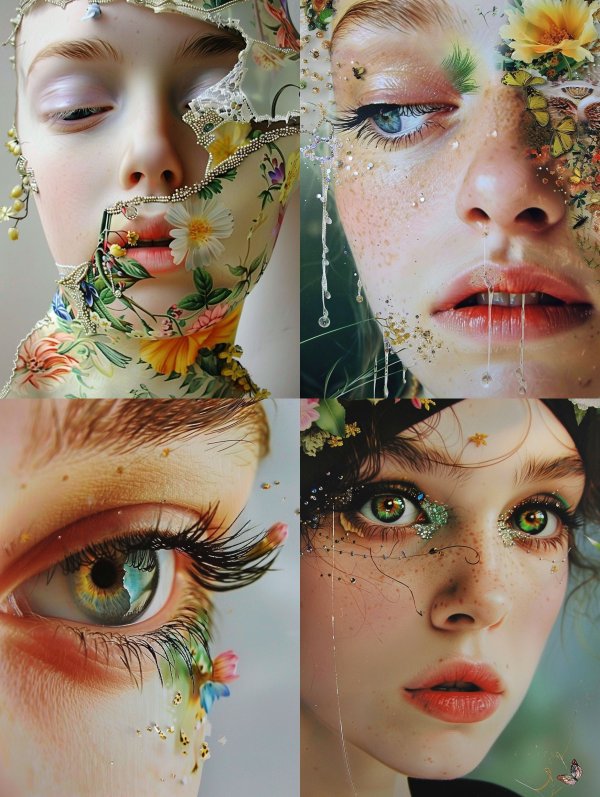 Floral Fusion Ethereal Portraits
