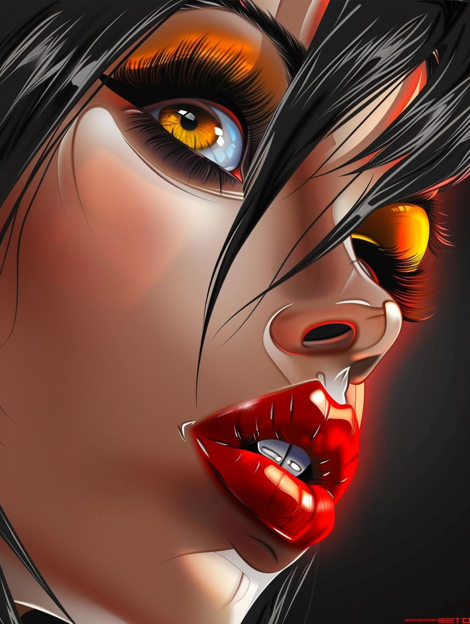 Dark Ethereal Digital Portraiture - Image 1