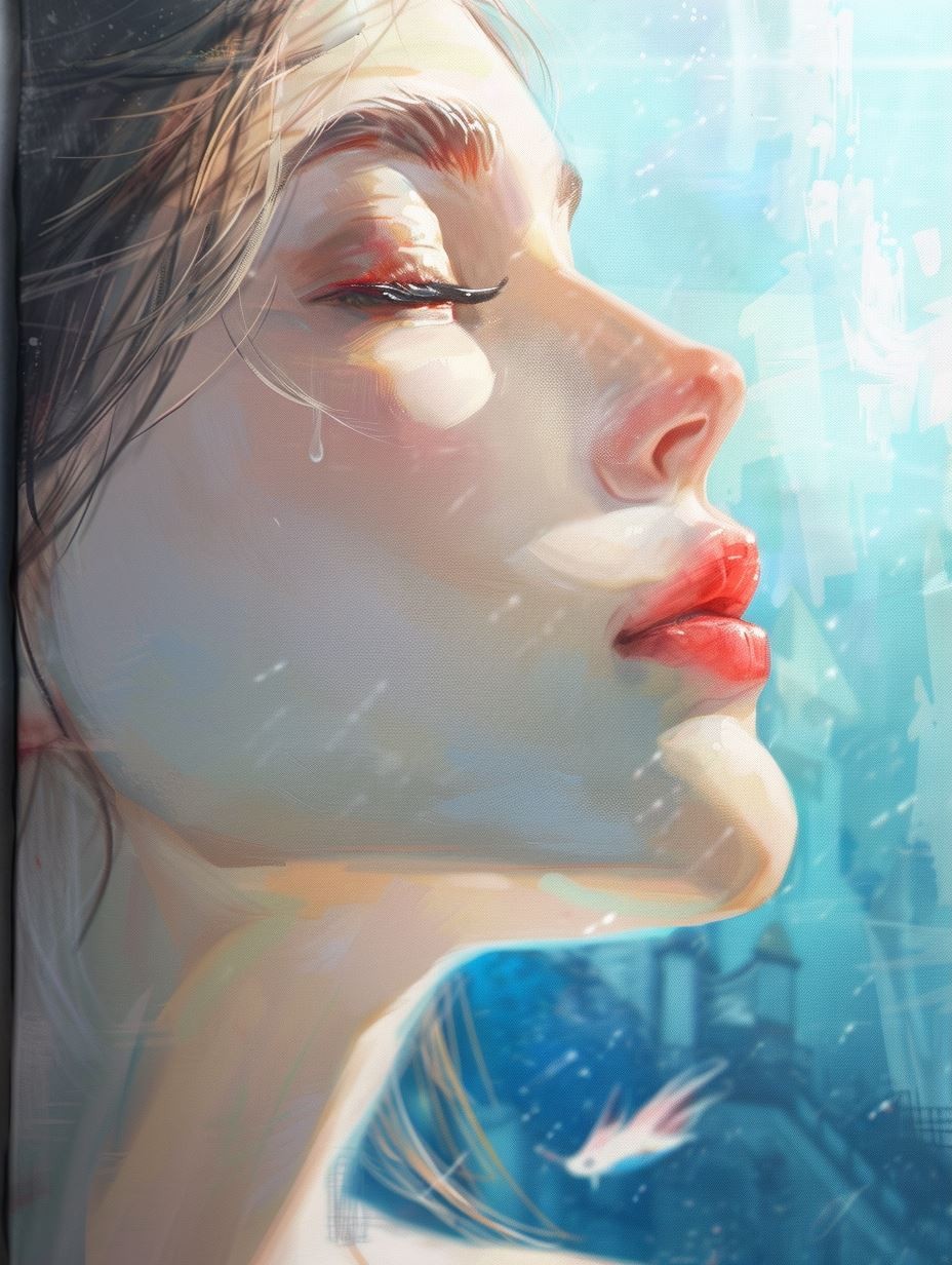 Ethereal Visions: A Study of Digital Portraits - Image 3