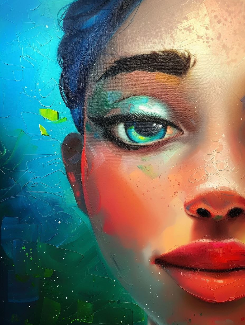 Diverse Digital Portrait Art Styles - Image 2