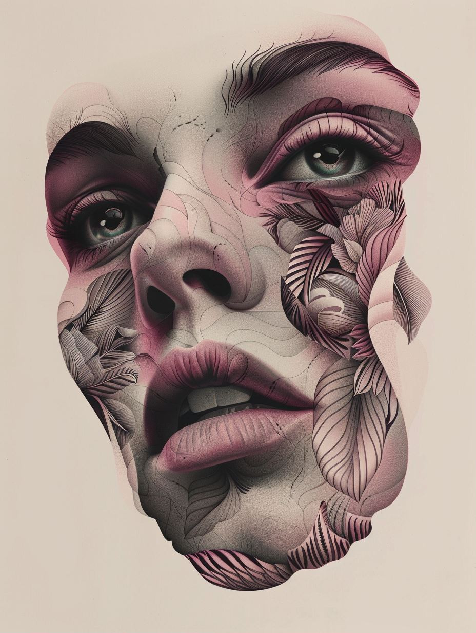 Surreal Fluid Portrait Morphing Art - Image 1