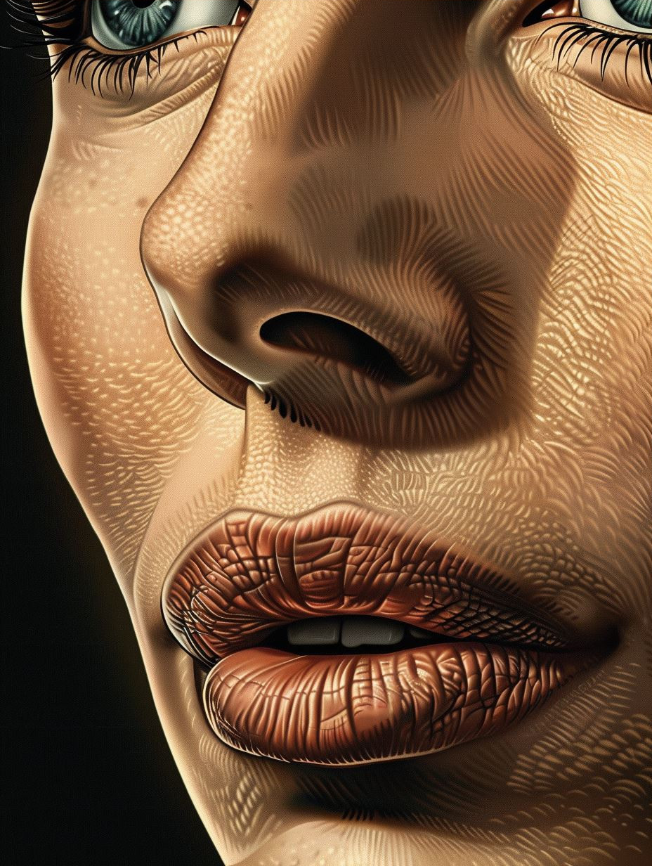 Hyper-Realistic Facial Expressions Collage - Image 3