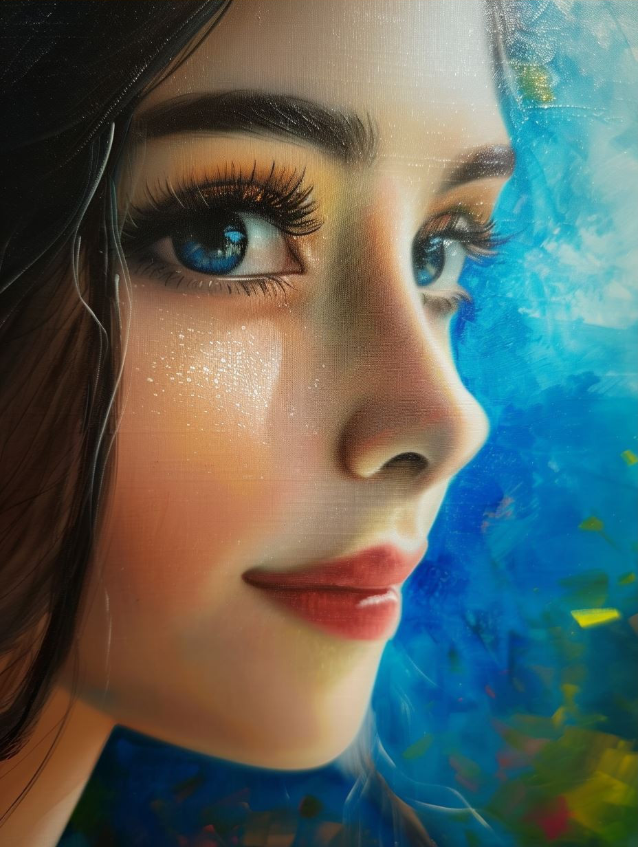 Ethereal Portraits in Dual Mediums - Image 3