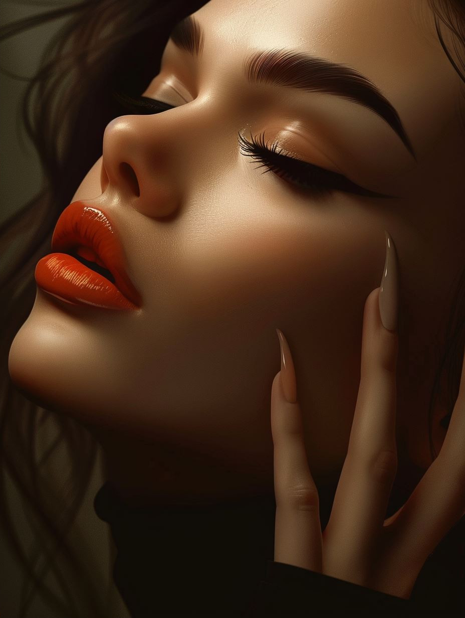 Golden Hour Glamour Portrait - Image 2