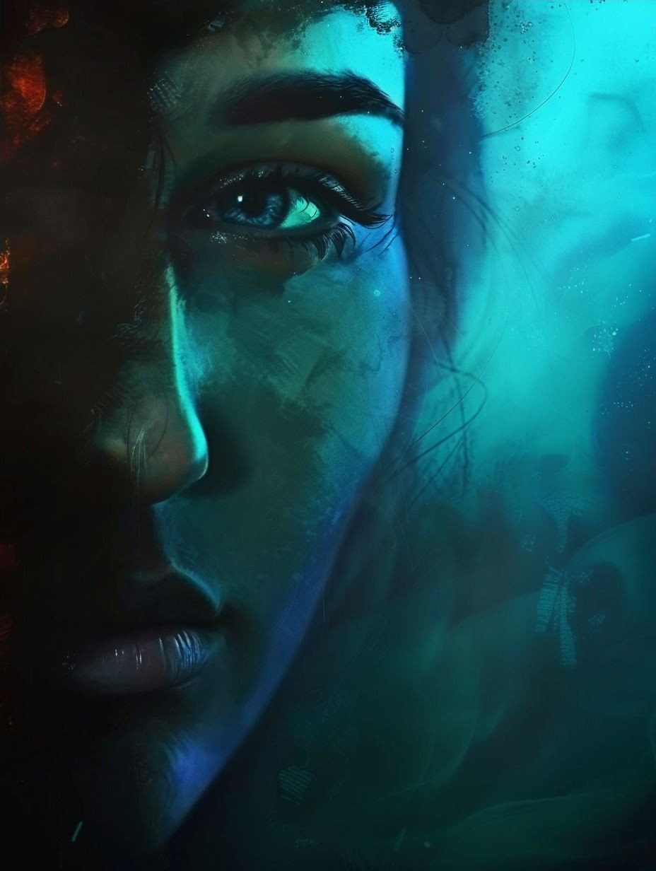 Ethereal Depths of Azure Dreams - Image 4