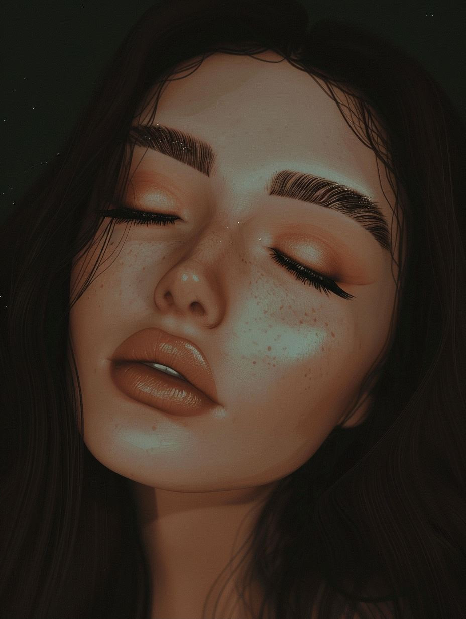 Ethereal Glow Digital Portrait Series - Image 2