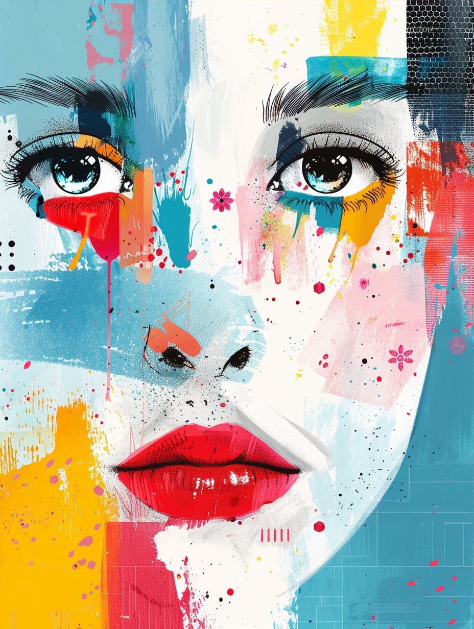 Abstract Ethereal Portrait in Color - Image 3