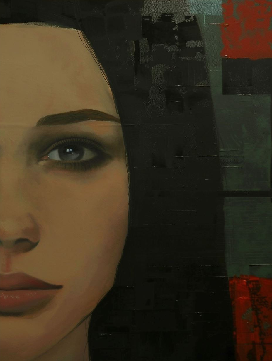 Fragmented Portraits of Dark Elegance - Image 4
