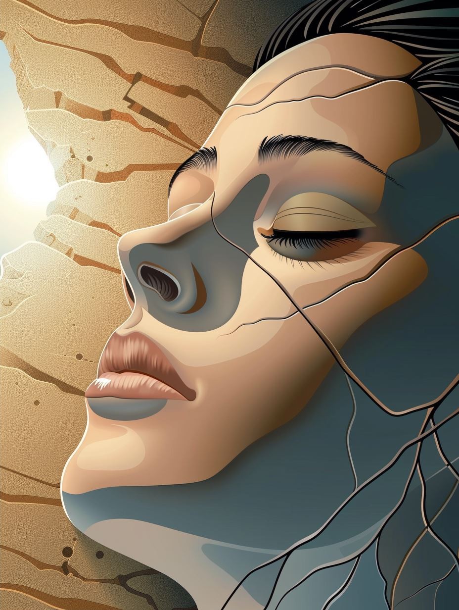 Fluid Surrealist Portrait Study - Image 2