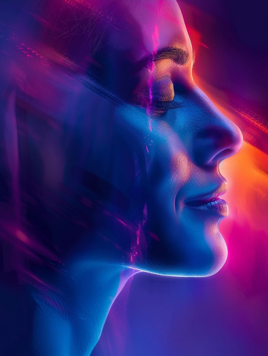 Neon Cybernetic Ethereal Glow - Image 4