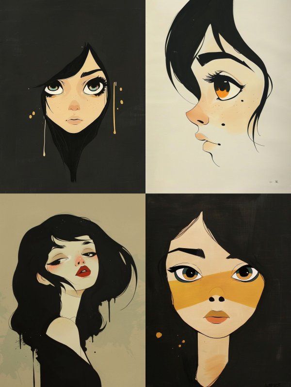 Melancholy Golden Drips
