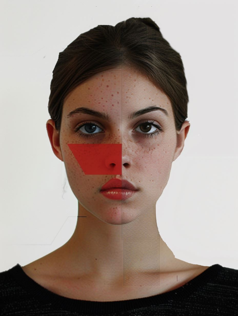 Glitchy Analog Portrait Study - Image 2