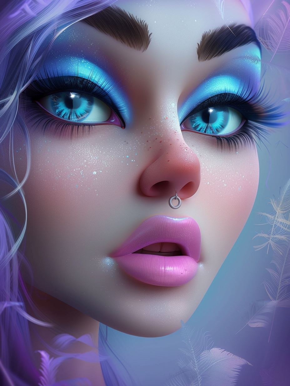 Ethereal Pastel Fantasy Portraits - Image 1