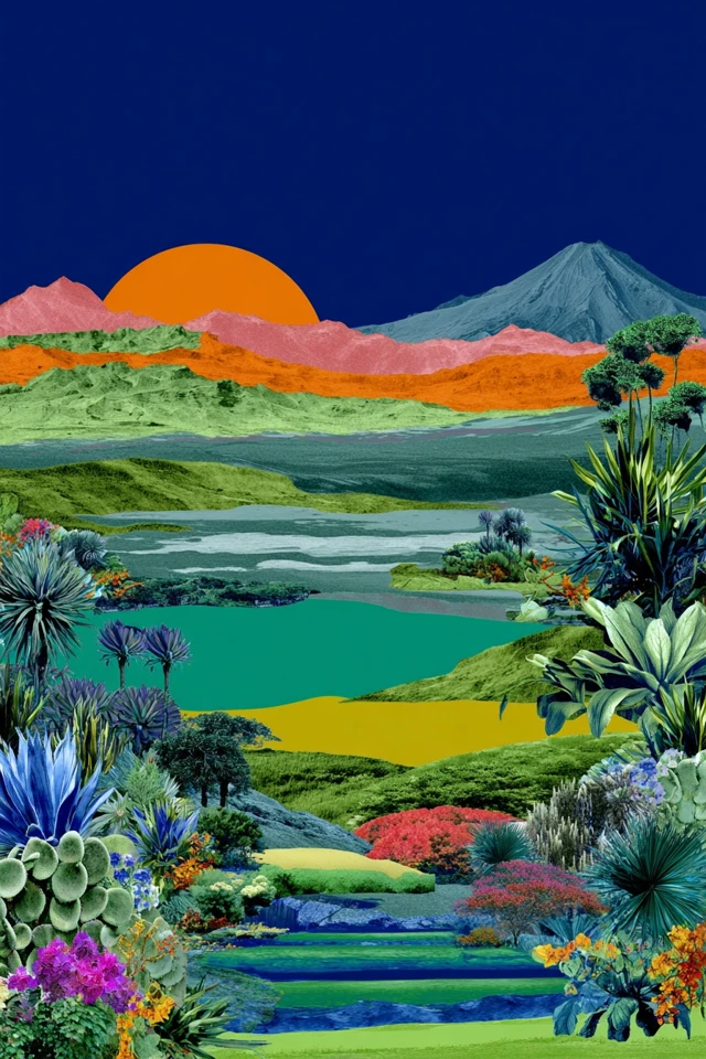 Floral Surrealism Collage - Image 2