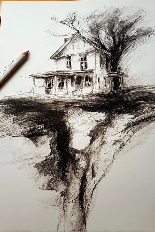 Shadows and Soul: Charcoal Art Studies - Image 6