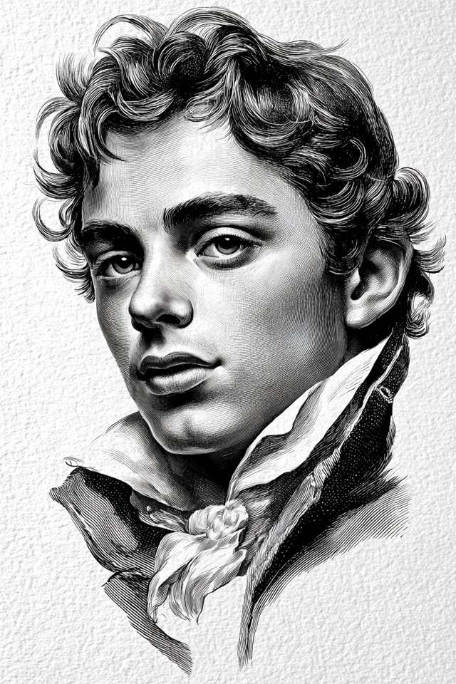 Classic Ink Portrait - Image 1