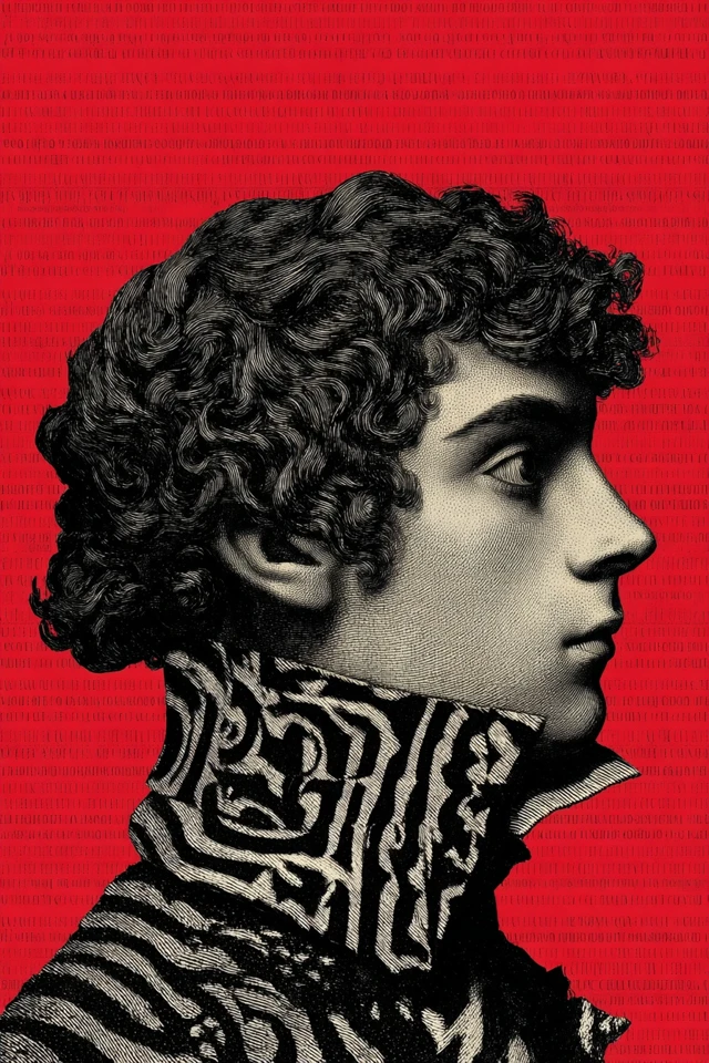 Crimson Digital Engraving - Image 1