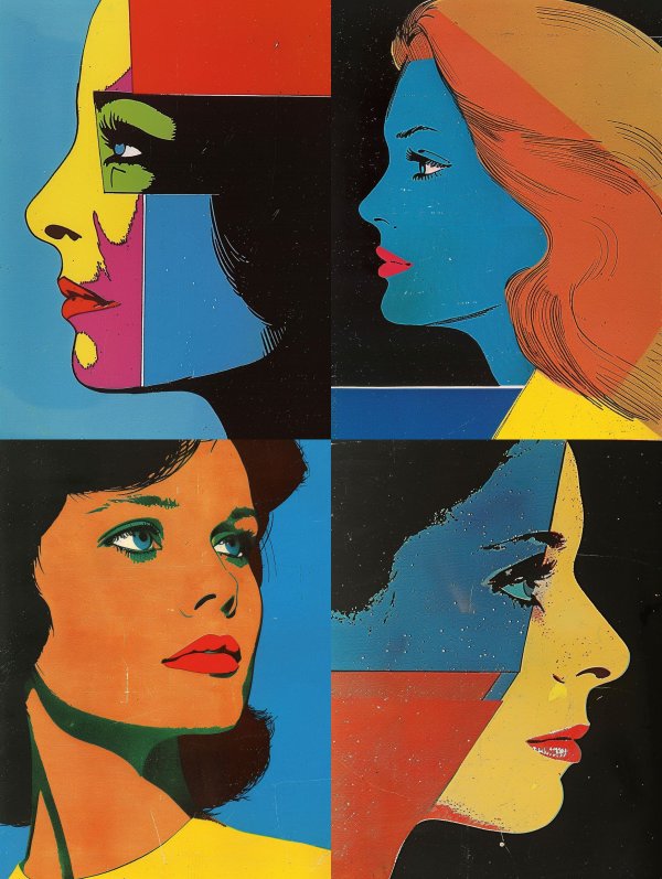 Chromatic Visions of Feminine Grace