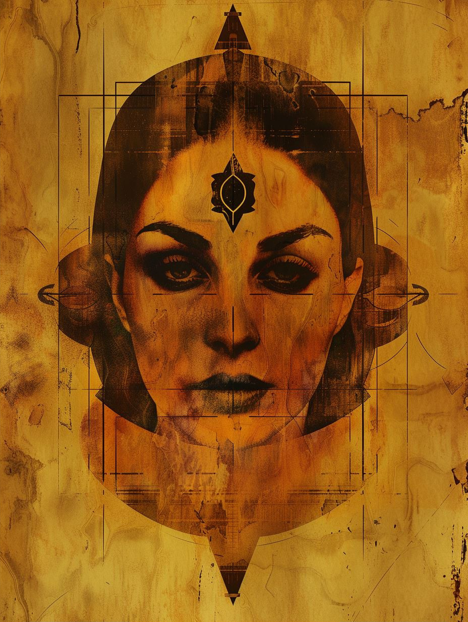 Amber Mystique Portrait - Image 2