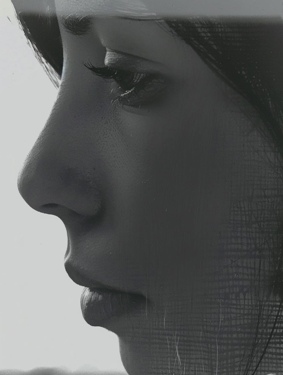 Noir Shadows Portrait Study - Image 1